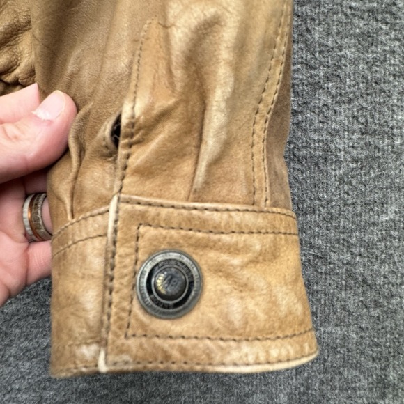 Wilson's Adventure Bound Brown Leather Jacket with Thinsulate Zip Out Liner Sz M - Picture 16 of 16